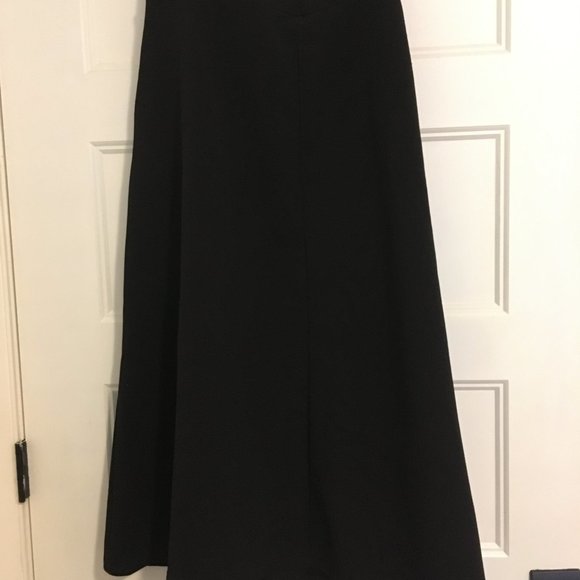 EMERY ROSE High Waist Slant Pockets Fake Button Skirt - Picture 6 of 6